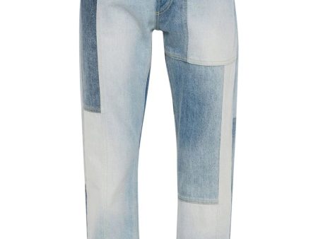 Patchwork-Design Jeans Online Sale