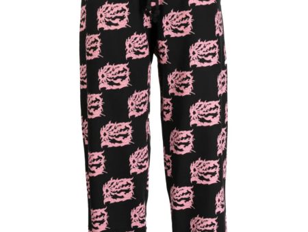 Graphic-Print Cotton Track Pants Cheap