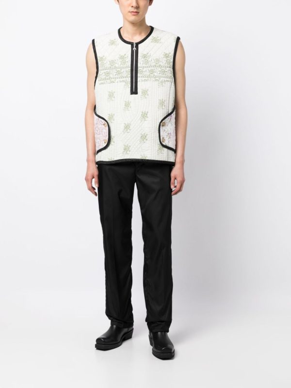 Boutis Floral-Print Armor Gilet Sale