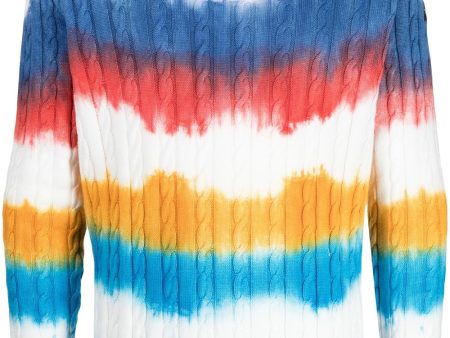 Tie-Dye Pattern Cotton Jumper Sale