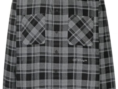 Logo-Embroidered Checked Cotton Shirt Supply