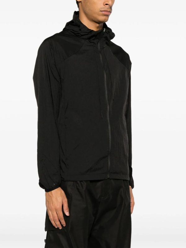 Ripstop Texture Hooded Zip-Up Jacket Online Sale