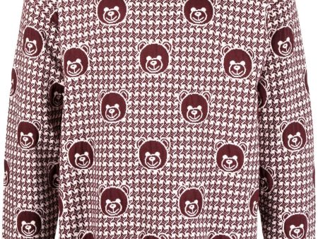 Teddy Bear-Print Wool Jumper Online