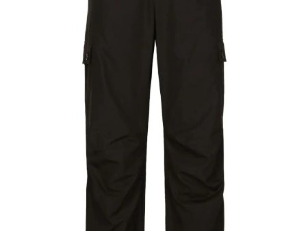 Cargo-Pocket Logo-Plaque Cotton Trousers Sale